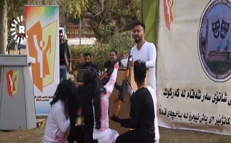 Kerkük’te Sokak Tiyatrosu Festivali düzenleniyor