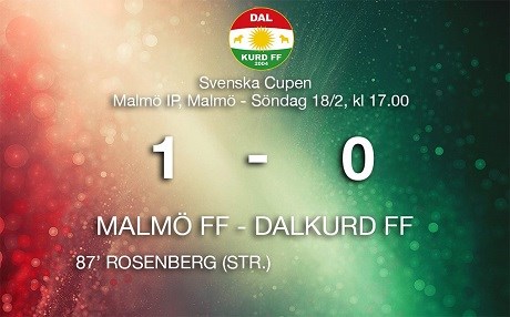 KÛPA SWÊDÊ – Dalkurd di yekemîn yariya xwe de ser nekevt