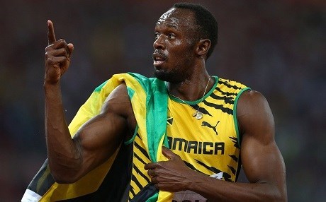 Husên Bolt bû futbolîst û ev jî tîma wî ye