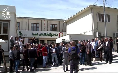 SÜLEYMANİYE – Sağlık çalışanları genel greve başladı