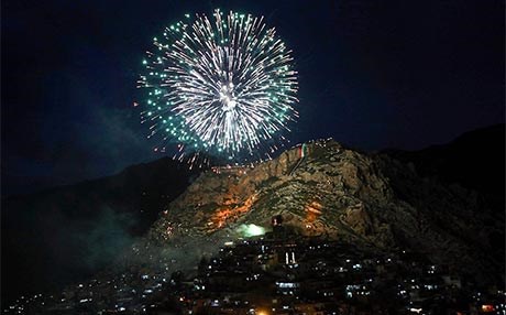 25 هەزار کەس بەشدارییان لە فێستیڤاڵی نەورۆزی ئاکرێ کرد