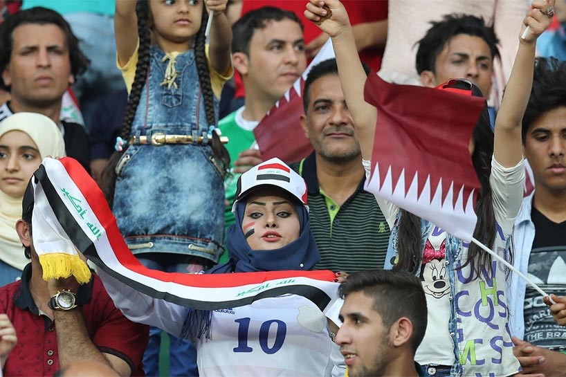 Irak ile Katar arasında dostluk maçı