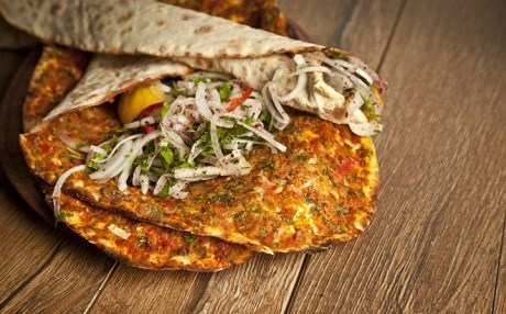 Antep lahmacunu AB yolunda