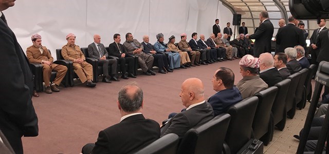 Dılovan Barzani için taziye çadırı kuruldu