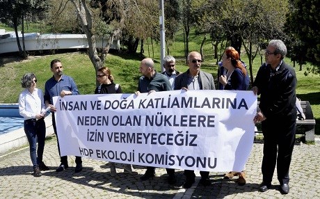 HDP'lilerden nükleer santral protestosu