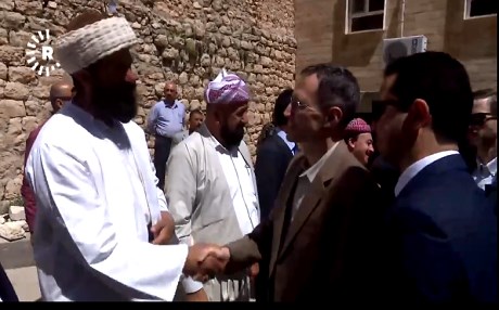 Şandeke Amerîkî serdana Laleş kir