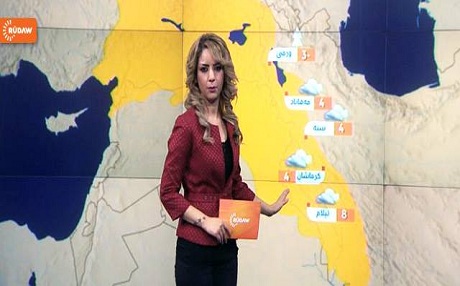 Li ser nexşeya Kurdistanê ya Rûdawê   Rêxistineke azerî ji Malikî re name şand