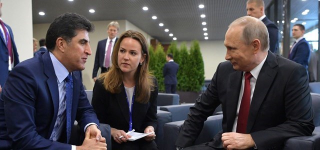 Nêçîrvan Barzanî û Vladimir Putin li Moskowê dicivin