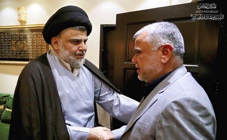 Sadr calls for swift government transition in meeting with Amiri