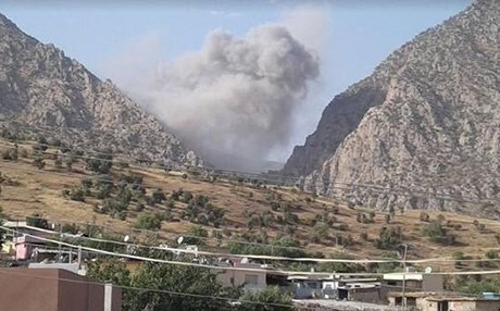 Topxaneyên Tirkiyê sînorê Başurê Kurdistanê topbaran kirin