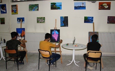 HİZAN - Öğrenciler için resim atölyesi açıldı