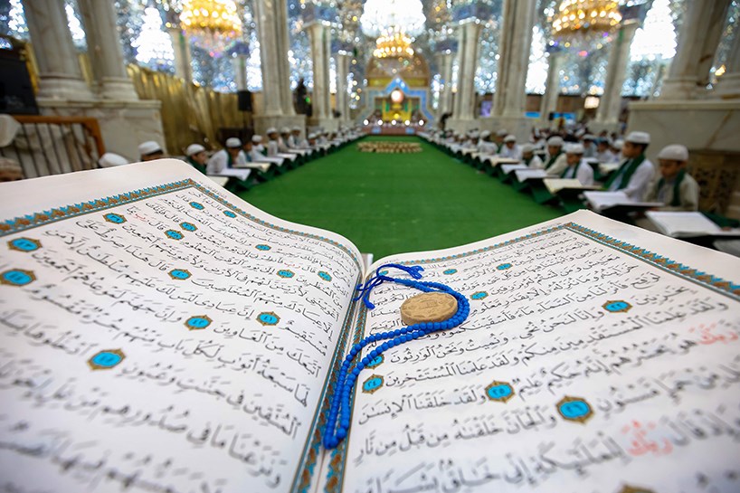 In pictures: Iraqi children read the Quran in Najaf