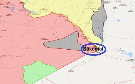 Bajarê Bûkemal, DAIŞ û stratejiya Amerîka li rojhilatê Sûriyê