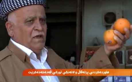 هاوردەکردنی پرتەقاڵ و لالەنگیی تورکی قەدەخەکرا