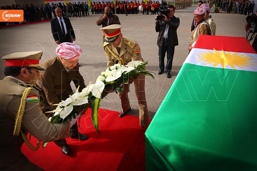 Merasima anîna pirûskên 93 Barzaniyên enfalkirî bo Kurdistanê