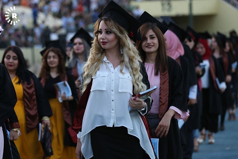 Ahenga derçûna xwendakarên Zanîngeha Selahadînê