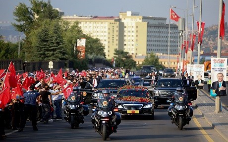 Erdoğan’ın göreve başlama töreninden kareler
