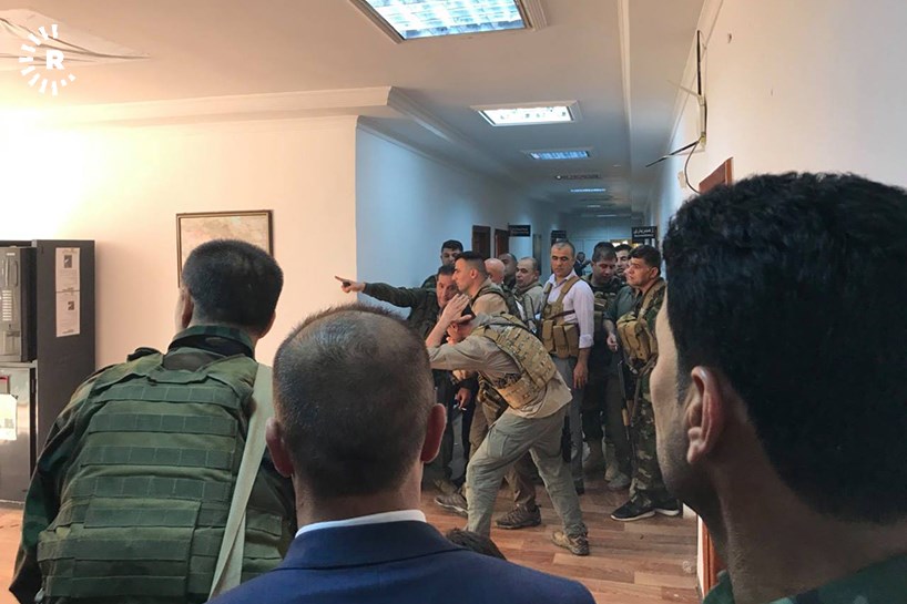 FOTO – Erbil Valiliğine saldırı anı