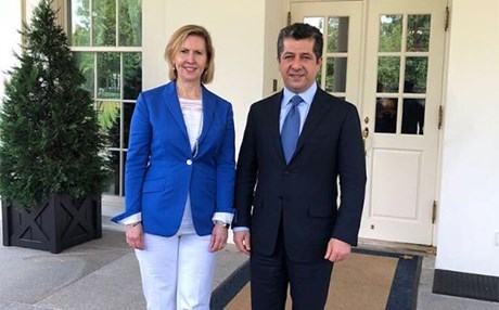 Mesrur Barzani ABD Ulusal Güvenlik Danışman Yardımcısı ile görüştü
