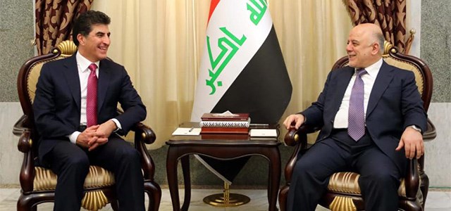 عەبادی و نێچیرڤان بارزانی لە بەغدا کۆبوونەوە