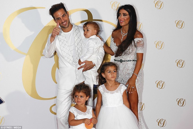 نجوم الرياضة والفن في حفل زفاف فابريغاس وزوجته اللبنانية دانييلا سمعان