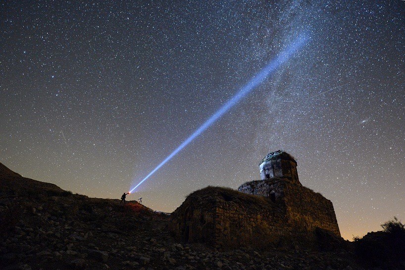 Fotoğraflarla Van’da meteor yağmuru