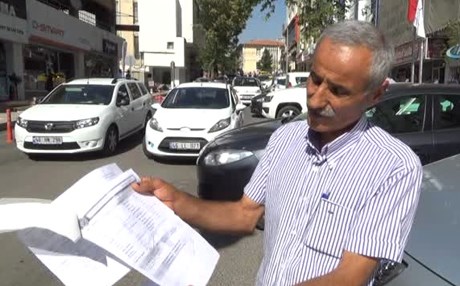 Ehliyeti olmayan vatandaşa binlerce lira trafik cezası kesilmiş