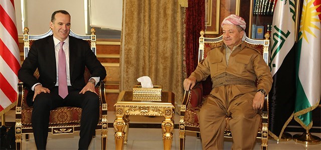 Başkan Barzani ile McGurk Irak’ta kurulacak yeni hükümeti görüştüler