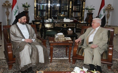 Masum and Hakim stress committing to legal timelines for next Iraqi gov’t