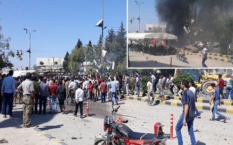 Li Ezaz, Idlib û Girê Spî teqîn: Kuştî û birîndar hene!
