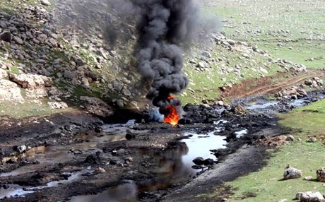 KERKÜK - Petrol borusuna sabotaj