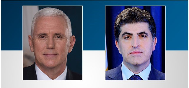 Cîgirê Serokê Amerîka û Nêçîrvan Barzanî êrişa Îranê li ser partiyên Rojhilat gotûbêj kirin