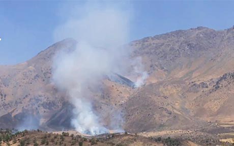 Îran çiyayên Biradost topbaran dike