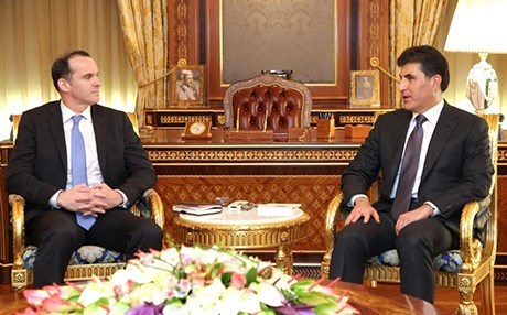 Başbakan Barzani ile McGurk yeni hükümeti görüştü