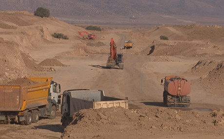 کارکردن لە پڕۆژەی رێگەی ئۆتۆمبێلی بارهەڵگر لە ئیبراهیم خەلیل بەردەوامە