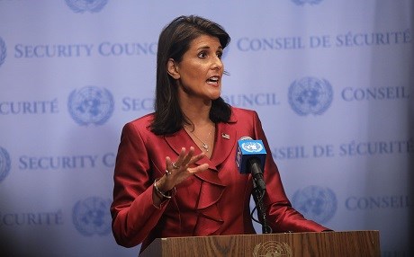 Haley: Amerîka bi zorê Esed ji desthilatê nahîne xwarê