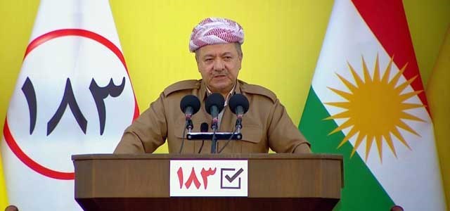 Serok Barzanî: Ez wan tiliyan maç dikim ku deng dane serxwebûna Kurdistanê