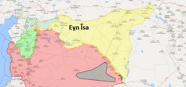 Rêveberiya nû li Rojava: 7 herêm bi paytextiya Eyn Îsa