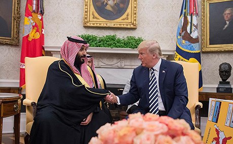 Trump, Veliaht Prens Bin Selman ile görüştü