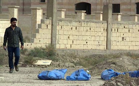 پێنج گۆڕی بەکۆمەڵ لە رەققە دۆزراونەتەوە