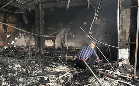 بەرگری شارستانیی هەولێر: تیمەکانمان ناتوانن بچنە ناوەڕاستی بازاڕی لەنگە