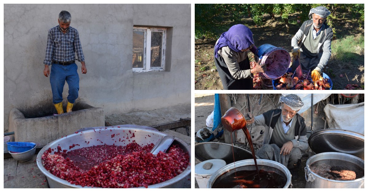 Fotoğraflarla nar ekşisi yapımı