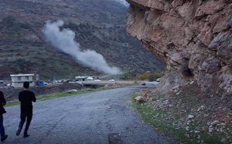 TSK turistik bölgeyi bombaladı