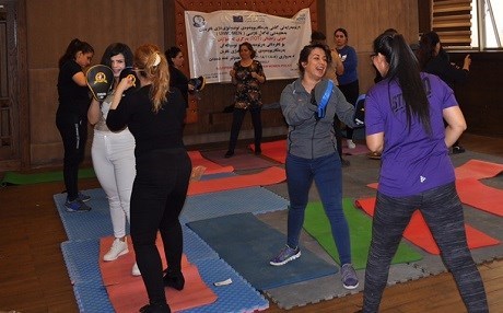 ABD’li eğitimciden Kürt kadınlarına ‘öz savunma’ eğitimi