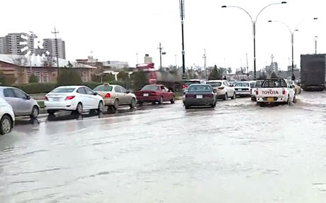 Kürdistan’da şiddetli yağış sele neden oldu