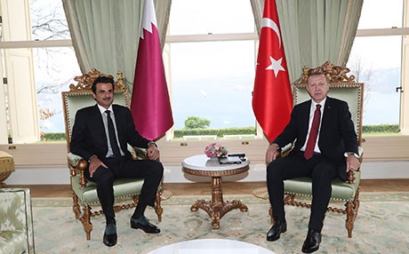 Erdoğan ile Katar Emiri bir araya geldi