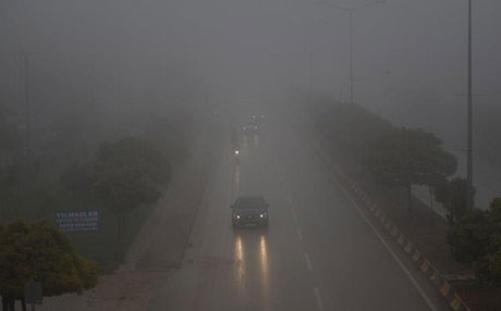 Kürt illerinde ulaşıma sis engeli