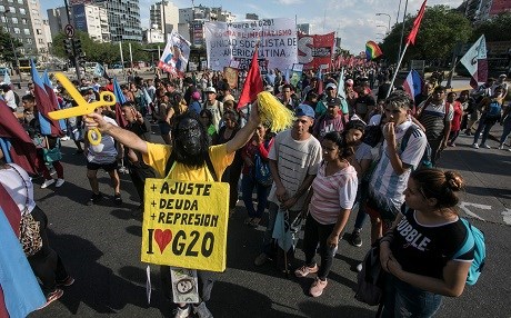ARJANTÎN - Li Buenos Aires xwepêşandanên dijî G20 berdewam in