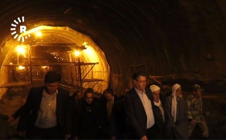 Piştî çend salan tunela nû ya Merîwan-Sine hate vekirin