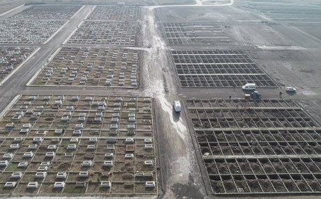 Erzurum'da 600 kişilik mezar yeri kazdılar